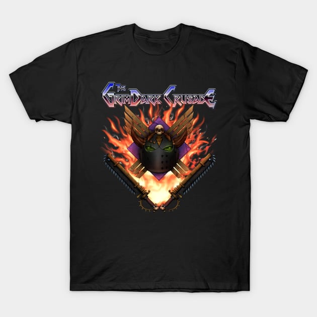 The GrimDark Crusade T-Shirt by SimonBreeze